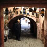 Rincón de la Medina de Marrakech en Marruecos