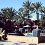 Plaza de los Hojalateros en la Medina de Marrakech en Marruecos