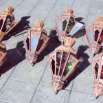 Plaza de los Hojalateros en la Medina de Marrakech en Marruecos