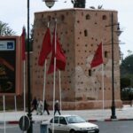 Muralla de la Medina de Marrakech en Marruecos