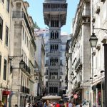 Elevador de Santa Justa en Lisboa