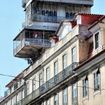 Mirador del Elevador de Santa Justa en Lisboa