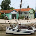 Puerto pesquero de Chateau d´Oléron en la isla de Oléron en Francia