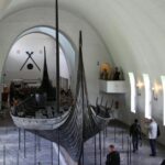 Barco de Oseberg en el Museo de Barcos Vikingos de Oslo