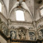 Detalle decorativo del cimborrio de la Catedral de Tarazona en Aragón