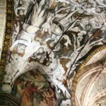Pinturas en la girola de la Catedral de Tarazona en Aragón