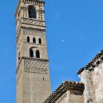 Torre campanario de la iglesia de la Magdalena en Tarazona