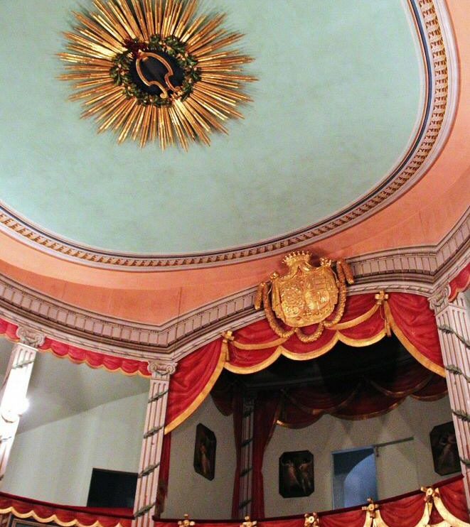 Teatro barroco del palacio renacentista de Litomysl