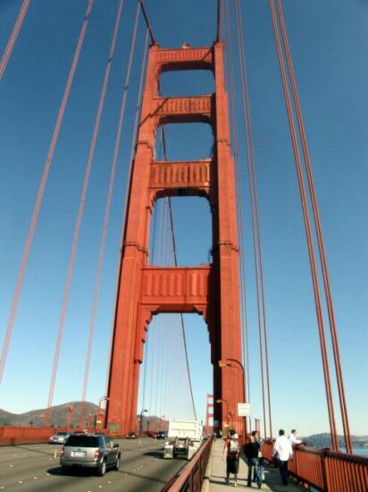 Puente colgante Golden Gate en la Bahía de San Francisco - Estados Unidos