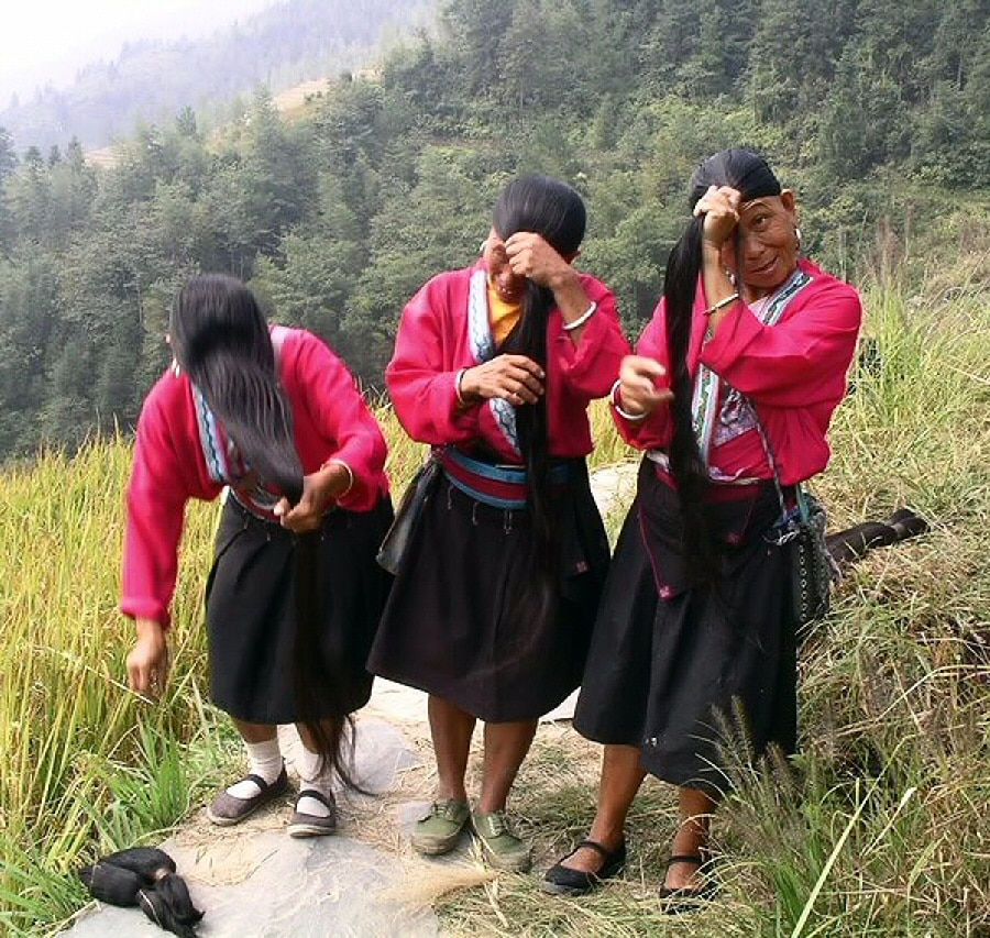 fotos terrazas arroz longji mujeres yao 004
