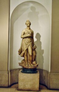 Estatua original de la Mariblanca en la Casa de la Villa de Madrid
