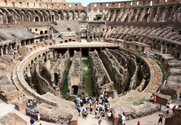 Ya se pueden visitar los subterráneos del Coliseo de Roma en Italia