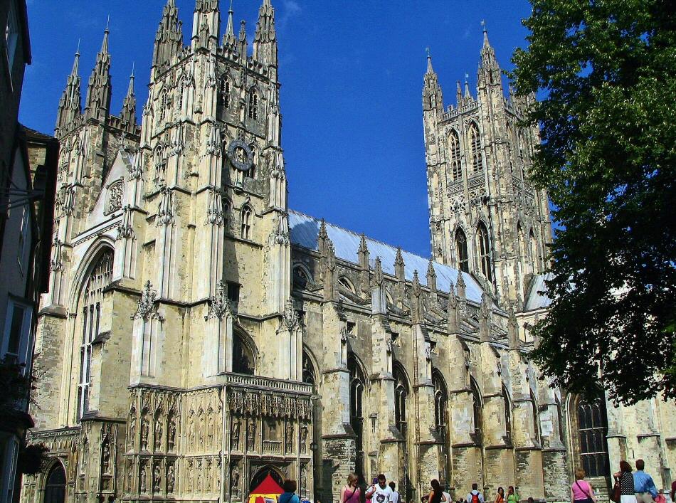 Catedral de Canterbury al sur de Londres