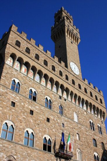 Palazzo Vecchio, sede del histórico ayuntamiento de Florencia