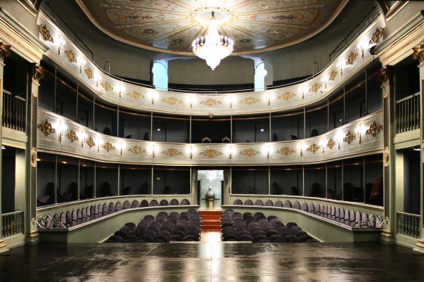 Teatro barroco Real Coliseo Carlos III de San Lorenzo de El Escorial en Madrid