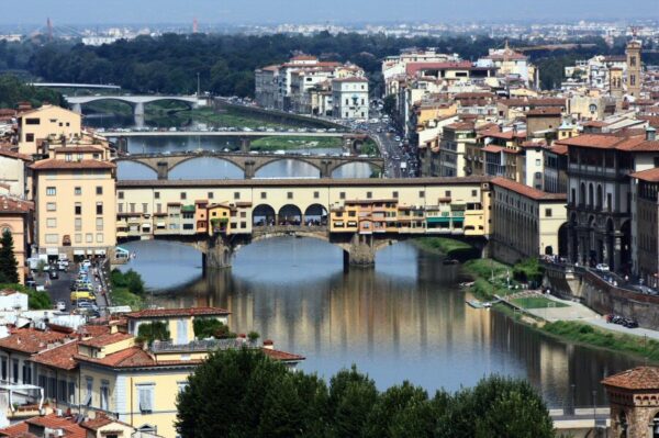 Vistas panorámicas de Florencia en Italia