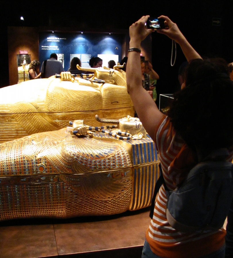 Exposición de Tutankamon en la Casa de Campo en Madrid