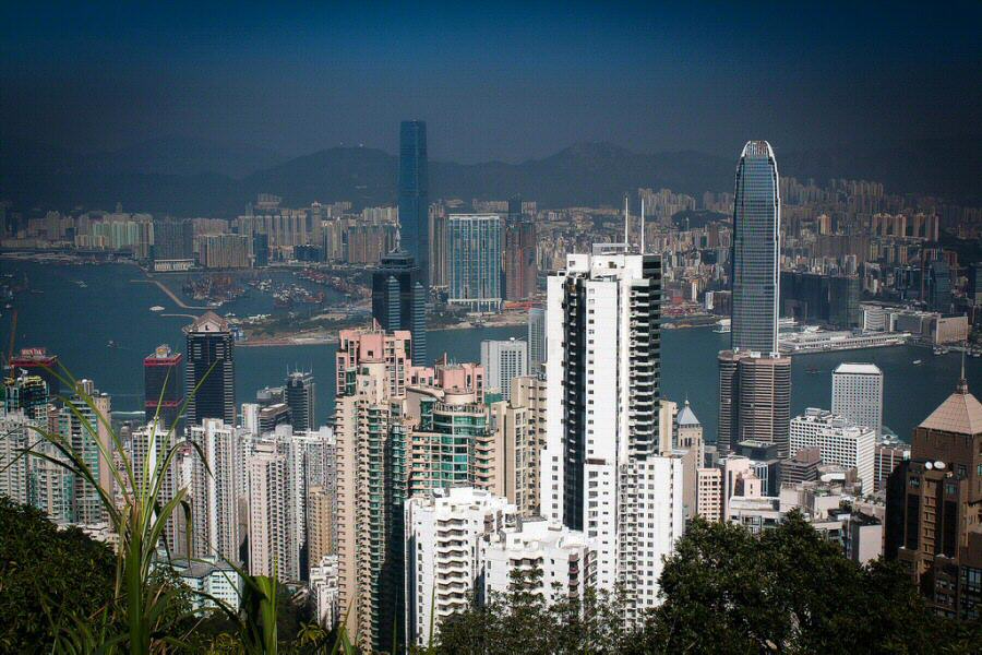 Vistas panorámicas de Hong Kong desde el mirador del Peak - Foto: Roger Green