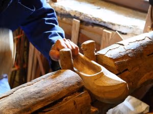 Madreñas workshop i Pendones i Nalóndalen i Asturien