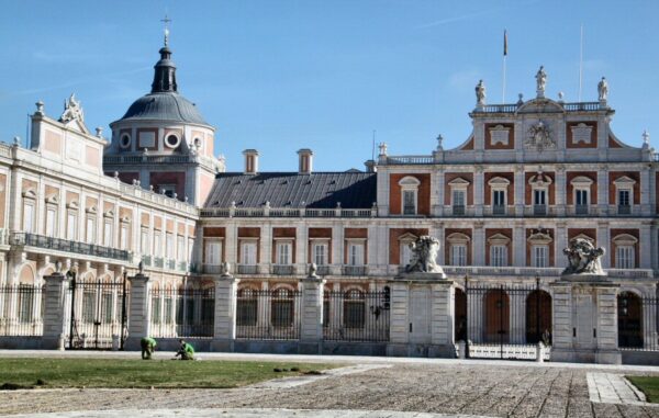 Palacio Real de Aranjuez en los alrededores de Madrid