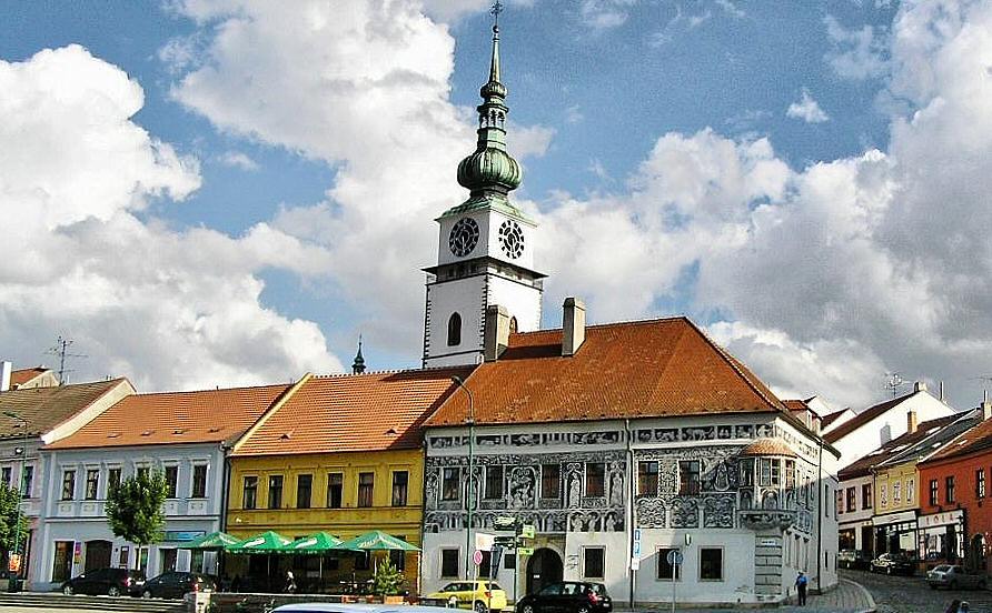 Plaza Karlovo Namesti de Trebic en República Checa