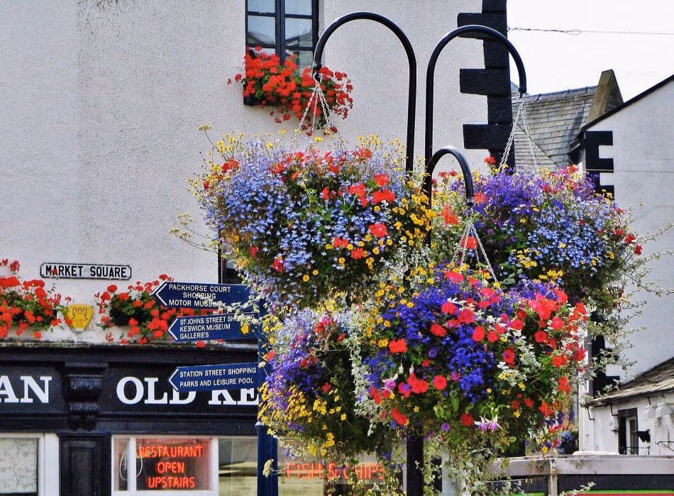 Keswick Corner în Lake District, nordul Angliei