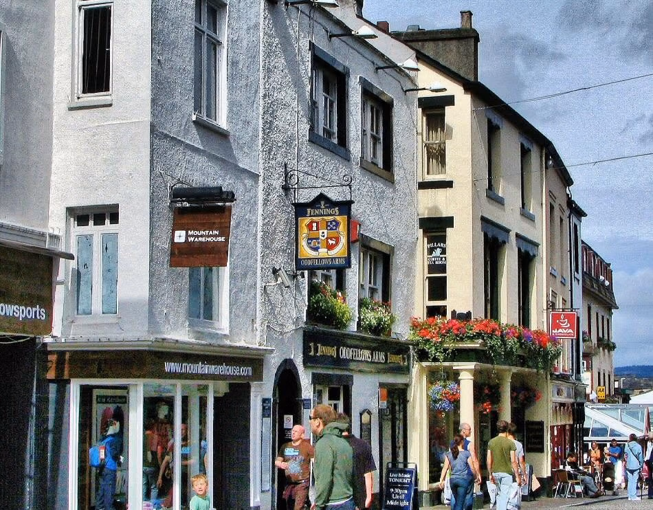 Keswick Corner în Lake District, nordul Angliei