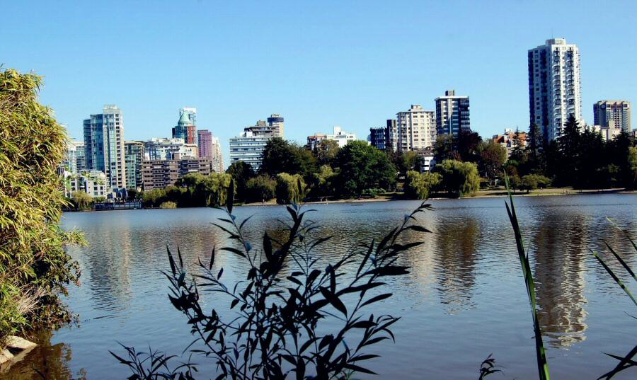 Stanley Park en Vancouver en Canadá