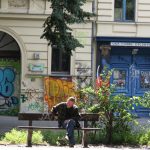 Rincón del barrio turco Kreuzberg de Berlín