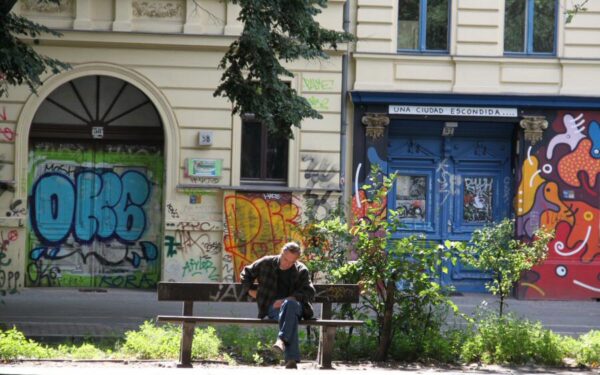 Rincón del barrio turco Kreuzberg de Berlín