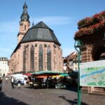 Iglesia del Espíritu Santo en la plaza del Mercado de Heidelberg