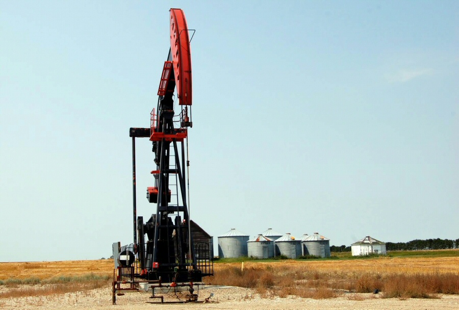 Bombas extractoras de petróleo en Dakota del Norte
