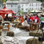 Ambiente en el Mercado Medieval de Mondoñedo en Galicia