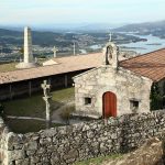Ermita en el Monte Santa Tecla en Galicia