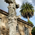 Casa natal de Eduardo Pondal en Ponteceso en la Costa da Morte de Galicia