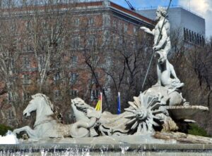 Fuente de Neptuno en Madrid