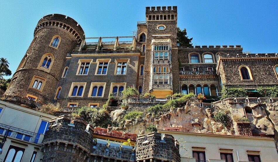 Palacete en el barrio de Vomero en Nápoles