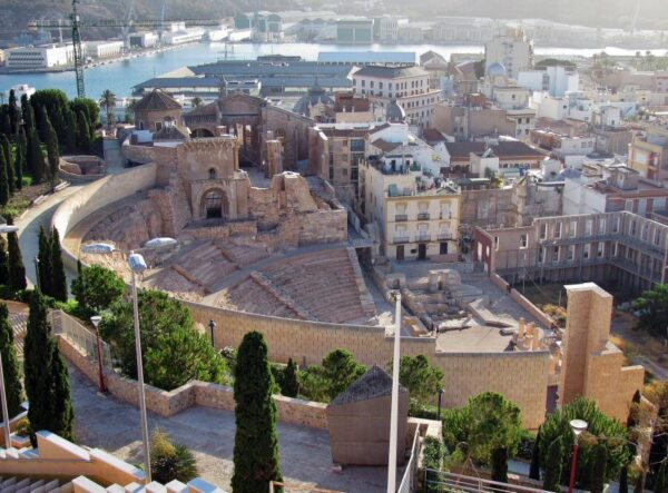 Teatro romano de Cartagena en Murcia