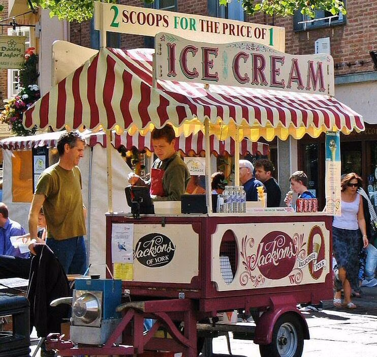 Historisches Zentrum der mittelalterlichen Stadt York in England