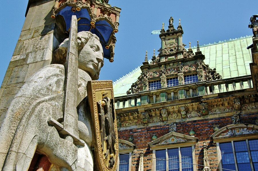 Estatua de Rolando en Bremen @Foto: Turismo Alemania