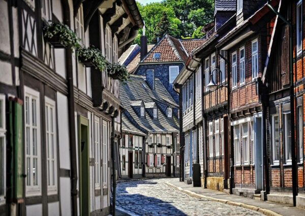 Casas entramadas en Goslar @Foto: Turismo Alemania