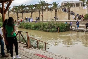 Río Jordán en Betania en Jordania