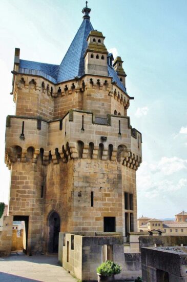 Castillo palacio Real de Olite en Navarra