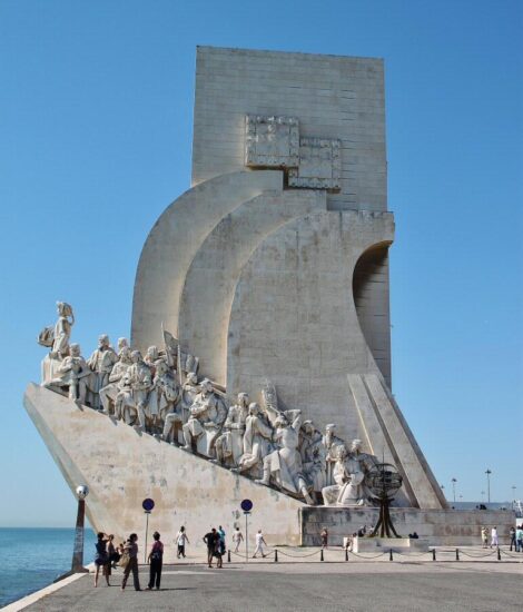 Monumento a los Descubrimientos en Belem en Lisboa