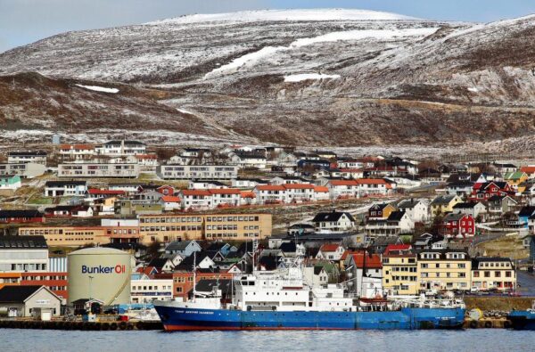 Hammerfest al norte de Noruega