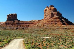 Valle de los Dioses en Utah al oeste de Estados Unidos