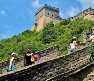 Grande Muraglia a Badaling vicino a Pechino Grande Muraglia a Badaling vicino a Pechino