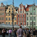 Rincón de la plaza del Mercado de Wroclaw