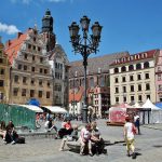 Rincón de la plaza del Mercado de Wroclaw