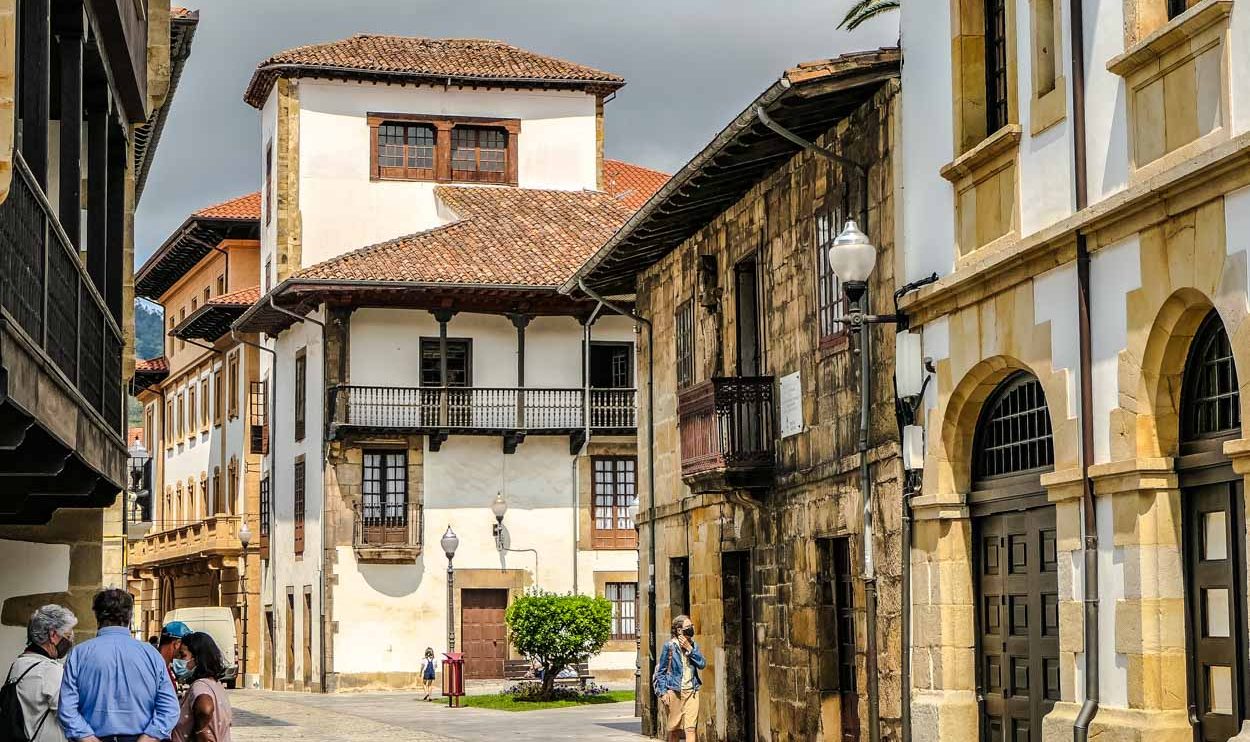 Centro histórico de Villaviciosa en Asturias